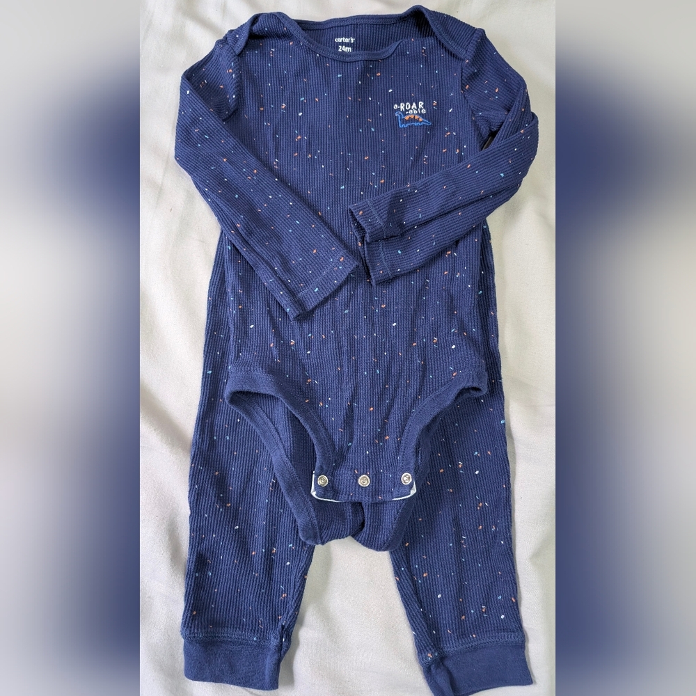 Carter's Navy Speckled Kids Bodysuit